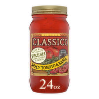 Classico Spicy Tomato & Basil Pasta Sauce, 24 Ounce