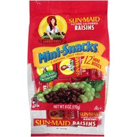 Sun-Maid Raisins, Mini-Snacks, 6 Ounce
