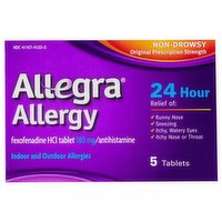 Allegra 24hr Tablets, 5 Each