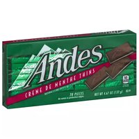 Andes Creme De Menthe Thins Snap Bars, 4.67 Ounce