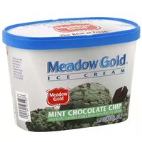 Meadow Gold Ice Cream, Mint Chocolate Chip, 48 Ounce