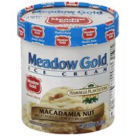 Meadow Gold Ice Cream, Macadamia Nut, 48 Ounce