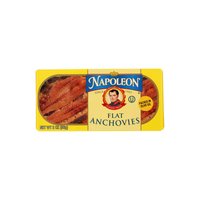 Napoleon Flat Anchovies in Olive Oil, 2 Ounce