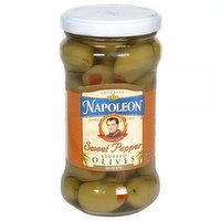 Napoleon Sweet Pepper Stuffed Olives, 6.5 Ounce