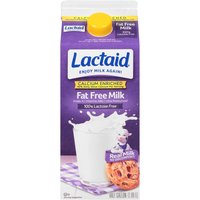 Lactaid Lactose Free Calcium Enriched Milk, Fat Free, 64 Ounce