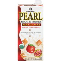 Kikkoman Pearl Organic Soymilk, Original, 32 Ounce