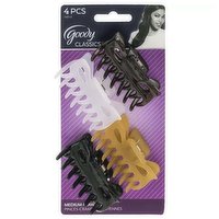 Goody Claw Clips, Classic Medium, 4 Each