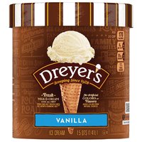 Dreyer's Classic Ice Cream, Vanilla, 48 Ounce