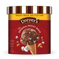 Dreyer's Classic Ice Cream, Rocky Road, 48 Ounce