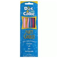 Dec A Cake Thin Party Candles, 0.75 Ounce