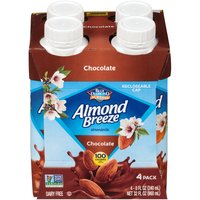 Almond Breeze Chocolate Almondmilk, (Pack of 4), 32 Ounce