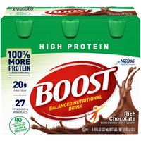 Boost High Protein Nutritional Drink, Complete, Chocolate Sensation, 48 Ounce