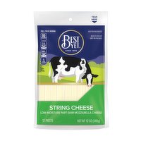 Best Yet Mozzarella String Cheese, 12 Ounce