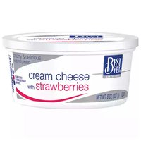 Best Yet Cream Cheese, Strawberry, 8 Ounce