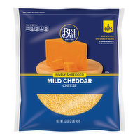 Best Yet Shredded Cheddar Cheese, Mild, 32 Ounce
