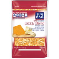 Best Yet Fancy Shredded Cheese, Pizza Blend, 8 Ounce