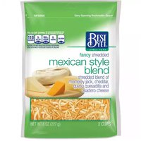 Best Yet Mexican Cheese, Fancy Shred, 8 Ounce