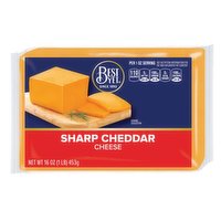 Best Yet Sharp Yellow Cheddar Chunk Cheese, 16 Ounce