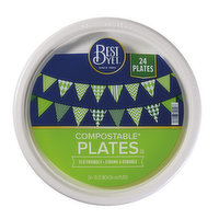 Best Yet Compostable Plates 10.25in, 24 Each