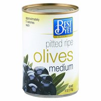 Best Yet Medium Pitted Olives , 6 Ounce