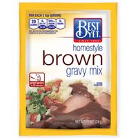 Best Yet Homestyle Brown Gravy Mix, 0.87 Ounce