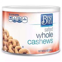 Best Yet Whole Cashews, 8.5 Ounce