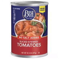 Best Yet Stewed Tomatoes, No Salt Added, 14.5 Ounce