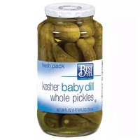 Best Yet Kosher Whole Baby Dill Pickles, 24 Ounce