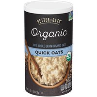 Better Oats Organic Quick Oats, 16 Ounce
