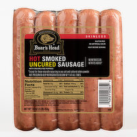 Boar's Head Smoked Sausage, Hot, 1 Ounce