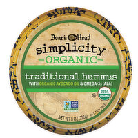 Boar's Head Organic Traditional Hummus, 8 Ounce