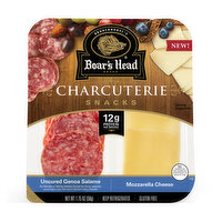 Boar's Head Uncured Genoa Salame & Mozzarella Cheese Charcuterie, 1.75 Ounce