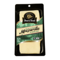 Boar's Head Whole Milk Low Moisture Mozzarella Cheese, Pre-Sliced, 8 Ounce