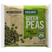 Woodstock Farms Organic Green Peas, 10 Ounce