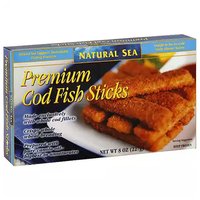 Natural Sea Premium Cod Fish Sticks, 8 Ounce