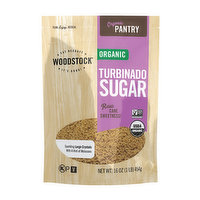 Woodstock Organic Turbinado Sugar, 16 Ounce