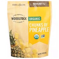 Woodstock Organic Pineapple Chunks, 10 Ounce