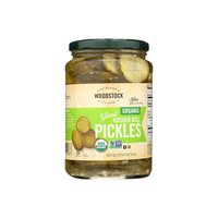 Woodstock Organic Kosher Dill Pickles, 24 Ounce