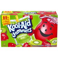 Kool-Aid Jammers Strawberry Kiwi Drink,10 count, 60 Ounce