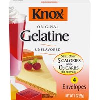 Knox Unflavored Gelatin, 1 Ounce