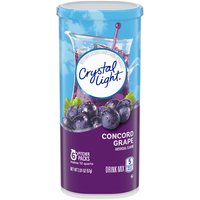 Crystal Light Concord Grape Powdered Drink Mix, 12 Quart