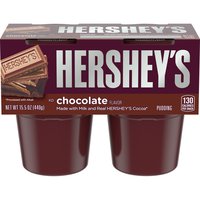 Hershey's Chocolate Pudding Cups (Pack of 4) , 4 Each