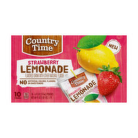 Country Time Strawberry Lemonade 10ct, 60 Ounce