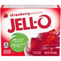 Jell-O Strawberry Instant Gelatin Mix, 3 Ounce