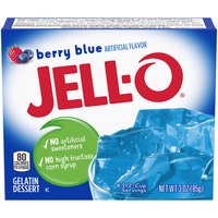 Jell-O Gelatin, Berry Blue, 3 Ounce