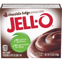 Jell-O Instant Pudding, Chocolate Fudge, 3.9 Ounce