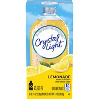 Crystal Light Lemonade Powdered Drink Mix, Sugar Free, 10 Each