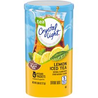 Crystal Light Iced Tea Drink Mix, Lemon, 8 Ounce