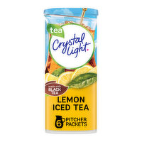 Crystal Light Lemon Iced Tea Drink Mix, 6 count, 12 Quart