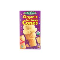 Lets Do Org Ice Cream Cones, 12 Each